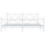 Estructura cama metal con cabecero y estribo blanco 200x200 cm de vidaXL, Camas y somieres - Ref: Foro24-376576, Precio: 140,...