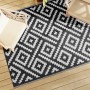 Alfombra de exterior PP blanco y negro 160x230 cm de vidaXL, Protectores para exterior - Ref: Foro24-368573, Precio: 44,50 €,...