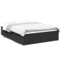 Estructura de cama madera de ingeniería negra 120x190 cm de vidaXL, Camas y somieres - Ref: Foro24-3281043, Precio: 113,98 €,...