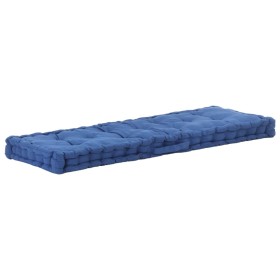 Cojín para palés algodón azul claro 120x40x7 cm de vidaXL, Cojines para sillas y sofás - Ref: Foro24-48687, Precio: 49,99 €, ...