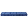 Cojín para palés algodón azul claro 120x40x7 cm de vidaXL, Cojines para sillas y sofás - Ref: Foro24-48687, Precio: 49,08 €, ...