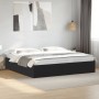 Estructura de cama madera de ingeniería negra 180x200 cm de vidaXL, Camas y somieres - Ref: Foro24-3280994, Precio: 133,11 €,...