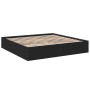 Estructura de cama madera de ingeniería negra 180x200 cm de vidaXL, Camas y somieres - Ref: Foro24-3280994, Precio: 133,11 €,...