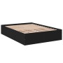 Black engineered wood bed frame 140x200 cm by vidaXL, Beds and slatted bases - Ref: Foro24-3281015, Price: 121,97 €, Discount: %