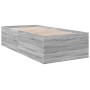 Estructura de cama madera de ingeniería gris Sonoma 90x190 cm de vidaXL, Camas y somieres - Ref: Foro24-3280977, Precio: 105,...