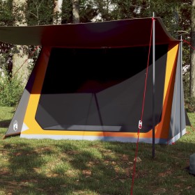 Gray and orange waterproof 2-person tent by vidaXL, tents - Ref: Foro24-94531, Price: 60,12 €, Discount: %