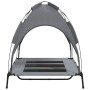 Dog bed with canopy anthracite oxford fabric and steel by vidaXL, Beds for dogs - Ref: Foro24-172595, Price: 55,58 €, Discoun...