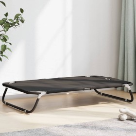 Folding dog bed oxford fabric and anthracite gray steel by vidaXL, Beds for dogs - Ref: Foro24-172605, Price: 62,50 €, Discou...