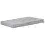 Cojín para palés algodón gris 120x80x10 cm de vidaXL, Cojines para sillas y sofás - Ref: Foro24-48678, Precio: 58,26 €, Descu...