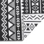 Black PP outdoor rug 80x250 cm by vidaXL, Outdoor protectors - Ref: Foro24-316976, Price: 26,22 €, Discount: %