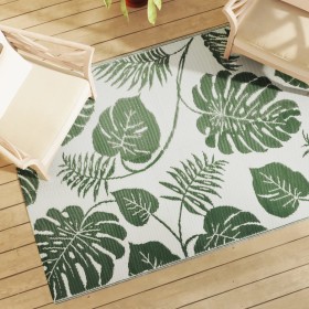 Green PP outdoor rug 140x200 cm by vidaXL, Outdoor protectors - Ref: Foro24-316936, Price: 30,99 €, Discount: %