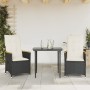 Garden recliners cushions 2 pcs black synthetic rattan by vidaXL, Garden chairs - Ref: Foro24-365650, Price: 209,45 €, Discou...