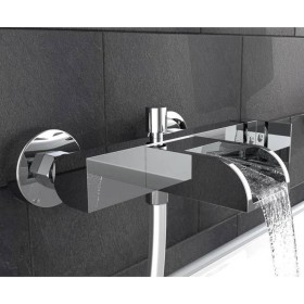 SCHÜTTE Bathtub mixer tap with waterfall spout IDROVIA chrome by SCHÜTTE, Faucets - Ref: Foro24-429345, Price: 126,99 €, Disc...