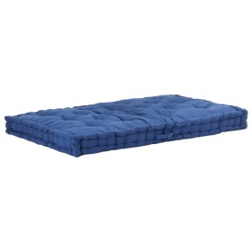 Cojín para palés algodón azul claro 120x80x10 cm de vidaXL, Cojines para sillas y sofás - Ref: Foro24-48688, Precio: 91,74 €,...