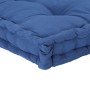 Light blue cotton pallet cushion 120x80x10 cm by vidaXL, Cushions for chairs and sofas - Ref: Foro24-48688, Price: 91,74 €, D...