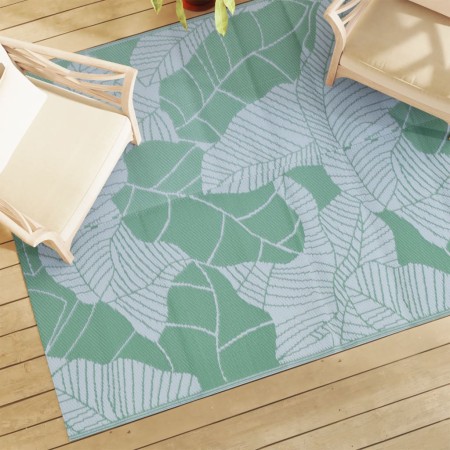 Alfombra de exterior PP verde 190x290 cm de vidaXL, Protectores para exterior - Ref: Foro24-368584, Precio: 43,03 €, Descuent...