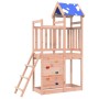 Play tower with climbing wall pine wood 110.5x52.5x215cm by vidaXL, Children's houses - Ref: Foro24-845924, Price: 163,22 €, ...