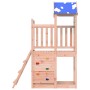 Play tower with climbing wall pine wood 110.5x52.5x215cm by vidaXL, Children's houses - Ref: Foro24-845924, Price: 163,22 €, ...