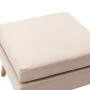 Cream fabric stool by vidaXL, Ottomans - Ref: Foro24-288736, Price: 103,99 €, Discount: %