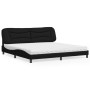 Bed with black fabric mattress 200x200 cm by vidaXL, Beds and slatted bases - Ref: Foro24-3208557, Price: 511,55 €, Discount: %