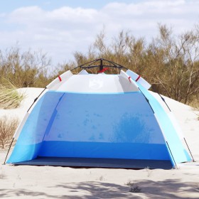 Beach tent 2 people waterproof quick opening blue by vidaXL, tents - Ref: Foro24-4005293, Price: 63,99 €, Discount: %