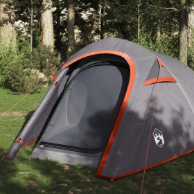 Gray and orange waterproof 3-person tunnel tent by vidaXL, tents - Ref: Foro24-94602, Price: 68,99 €, Discount: %