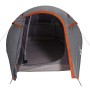 Wasserdichtes 3-Personen-Tunnelzelt in Grau und Orange von vidaXL, Zelte - Ref: Foro24-94602, Preis: 68,28 €, Rabatt: %