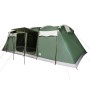 Family tunnel tent 8 people waterproof green by vidaXL, tents - Ref: Foro24-94616, Price: 338,99 €, Discount: %