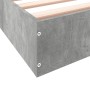 Estructura de cama madera de ingeniería gris hormigón 90x190 cm de vidaXL, Camas y somieres - Ref: Foro24-842073, Precio: 65,...