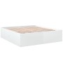 Estructura de cama madera de ingeniería blanca 180x200 cm de vidaXL, Camas y somieres - Ref: Foro24-3280902, Precio: 154,71 €...