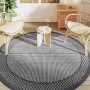 Gray PP outdoor rug Ø200 cm by vidaXL, Outdoor protectors - Ref: Foro24-368460, Price: 40,08 €, Discount: %