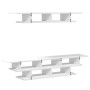 Muebles de TV de pared madera de ingeniería blanco de vidaXL, Muebles TV - Ref: Foro24-840730, Precio: 54,26 €, Descuento: %