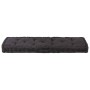 Cojín para palés algodón negro 120x40x7 cm de vidaXL, Cojines para sillas y sofás - Ref: Foro24-48673, Precio: 43,05 €, Descu...