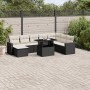 8-piece garden sofa set and black synthetic rattan cushions by vidaXL, Garden sets - Ref: Foro24-3267466, Price: 611,28 €, Di...