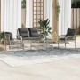 4-piece garden sofa set and gray synthetic rattan cushions by vidaXL, Garden sets - Ref: Foro24-368732, Price: 351,42 €, Disc...