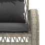 4-piece garden sofa set and gray synthetic rattan cushions by vidaXL, Garden sets - Ref: Foro24-368732, Price: 351,42 €, Disc...