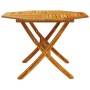 Folding garden table solid acacia wood Ø110x75 cm by vidaXL, Garden tables - Ref: Foro24-4004911, Price: 129,76 €, Discount: %