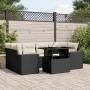 7-piece garden sofa set with black synthetic rattan cushions by vidaXL, Garden sets - Ref: Foro24-3269016, Price: 566,98 €, D...