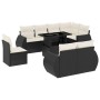 8-piece garden sofa set and black synthetic rattan cushions by vidaXL, Garden sets - Ref: Foro24-3268666, Price: 752,72 €, Di...