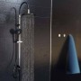 SCHÜTTE MATAO RAIN overhead shower set matt black chrome by SCHÜTTE, shower heads - Ref: Foro24-429382, Price: 139,69 €, Disc...