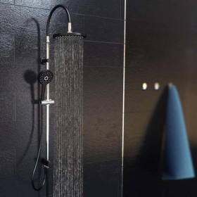 SCHÜTTE MATAO RAIN overhead shower set matt black chrome by SCHÜTTE, shower heads - Ref: Foro24-429382, Price: 139,74 €, Disc...