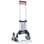 Silver aluminum folding transport cart 70 kg by vidaXL, Stairs on wheels - Ref: Foro24-146445, Price: 93,35 €, Discount: %