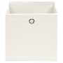 Storage boxes 10 units white fabric 32x32x32 cm by vidaXL, Storage baskets - Ref: Foro24-288351, Price: 56,37 €, Discount: %