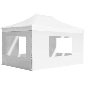 Professionelles Faltzelt mit weißen Aluminiumwänden 4,5x3 m von vidaXL, Zelte und Pavillons - Ref: Foro24-45500, Preis: 234,9...