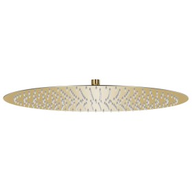 Round rain effect shower head gold stainless steel 50 cm by vidaXL, shower heads - Ref: Foro24-147707, Price: 101,11 €, Disco...