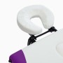 Klappbare Massageliege 3 Zonen aus weißem und violettem Aluminium von vidaXL, Massageliegen - Ref: Foro24-110241, Preis: 161,...