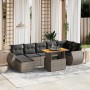 Garden sofa set 8 pieces and gray synthetic rattan cushions by vidaXL, Garden sets - Ref: Foro24-3275825, Price: 594,68 €, Di...