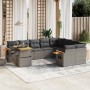 Set mit 10 Gartensofas mit Kissen synthetisches Rattangrau von vidaXL, Gartensets - Ref: Foro24-3273685, Preis: 701,50 €, Rab...