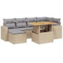 Set mit 11 Gartensofas und Kissen synthetisches Rattangrau von vidaXL, Gartensets - Ref: Foro24-3274593, Preis: 707,78 €, Rab...