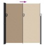 Toldo lateral retráctil gris taupe 220x500 cm de vidaXL, Sombrillas - Ref: Foro24-4004484, Precio: 129,35 €, Descuento: %